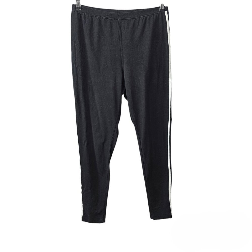 💎261 Woman Within Cotton Pull On Track Pants